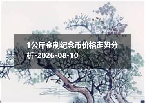 1公斤金制纪念币价格走势分析-2026-08-10